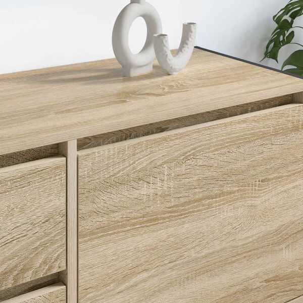 vidaXL Mobile TV Sonoma 100 x 36 x 49.5 cm Legno multistrato