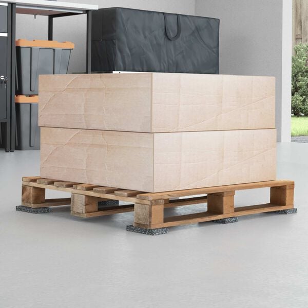 vidaXL Rullo in gomma Nero 200 x 5 x 0,6 cm Gomma