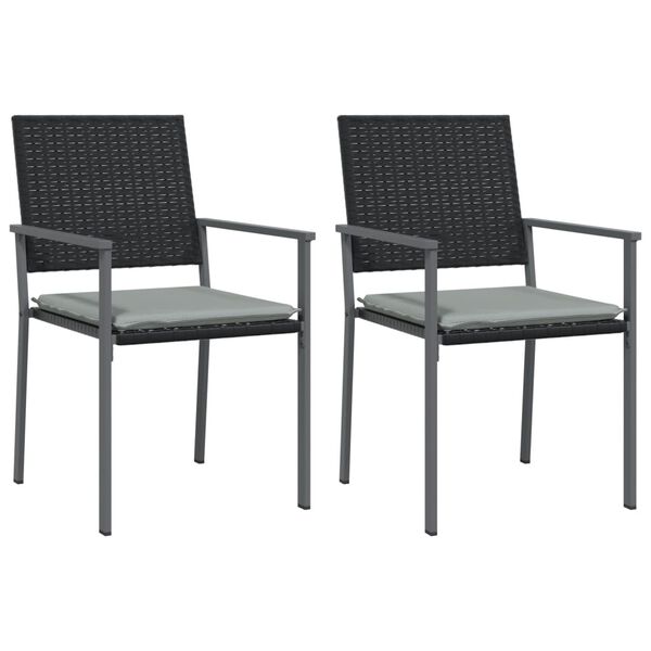 vidaXL Set da Pranzo da Giardino 7 pz in Polyrattan e Acciaio