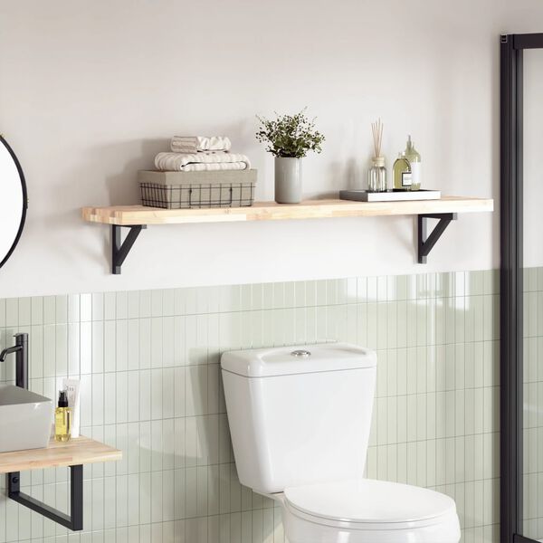 vidaXL Piano per Tavolo 120x30x4 cm Rettangolare Legno Massello Acacia