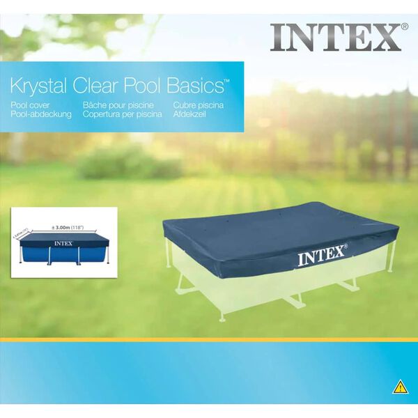 Intex Copertura per Piscina Rettangolare 300x200 cm