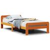 vidaXL Letto senza Materasso Marrone Cera 75x190 cm in Legno di Pino