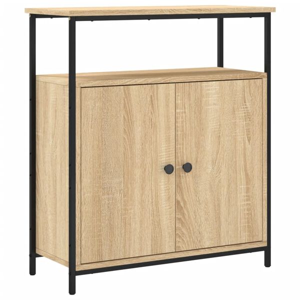 vidaXL Credenza Rovere Sonoma 70x30x80 cm Legno ingegnerizzato