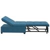 vidaXL Divano letto Blu 194 x 67 x 82 cm Velluto