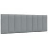vidaXL Cuscino Testiera Hanko Grigio Chiaro 140 cm in Tessuto