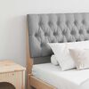 vidaXL Testiera imbottita Grigio chiaro 180 cm Pino massello