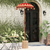 vidaXL Parasol Balinese Rosso 95 x 95 x 260 cm