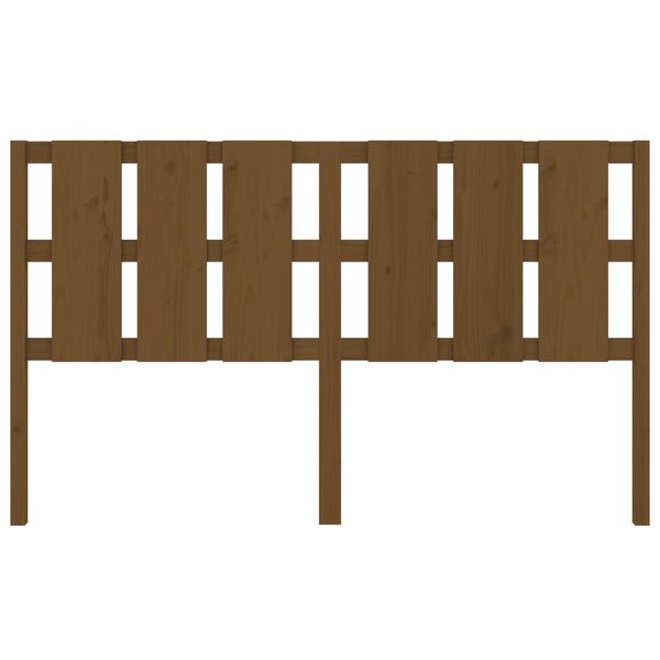 vidaXL Testiera per Letto ambra 185,5x4x100 cm Legno Massello di Pino