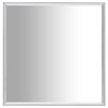 vidaXL Specchio Argento 40x40 cm