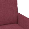 vidaXL Set divani 3 pcs Rosso Vino 115 x 56 x 80 cm Legno compensato