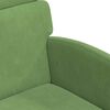 vidaXL Sedie da Pranzo con Ruote 2 pcs Verde chiaro 58 x 65 x 98 cm