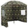 vidaXL Ombrellone da Pesca 290 x 225 cm Poliestere Oxford Mimetico