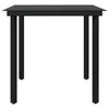 vidaXL Set da Pranzo da Giardino 3 pz con Cuscini Nero