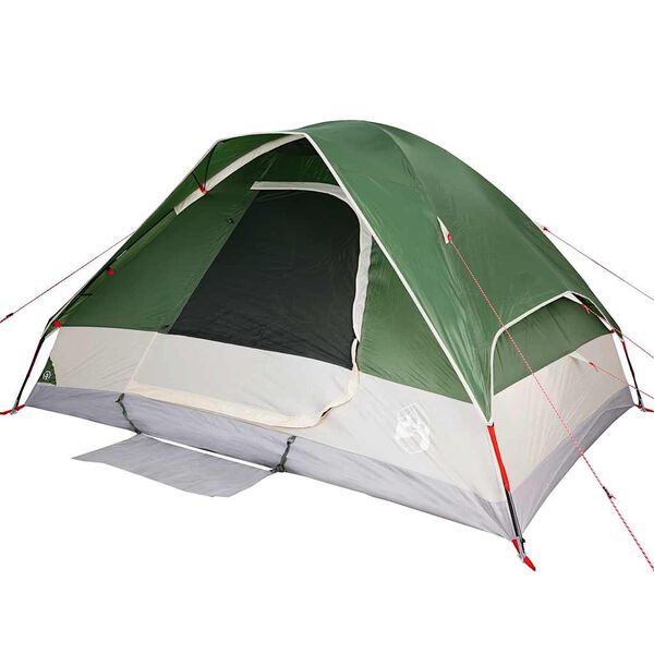 vidaXL Tenda da Campeggio a Cupola per 2 Persone Verde Impermeabile