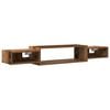vidaXL Mobile TV da Parete A parete Legno antico 140 x 28 x 21 cm