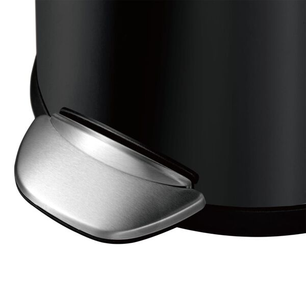 EKO Pattumiera a Pedale BelleDeluxe 30 L Nero Opaco