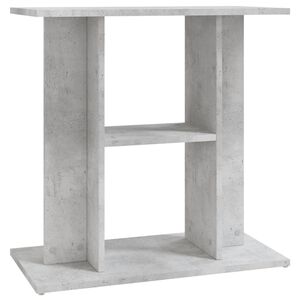 vidaXL Supporto per acquario in cemento grigio 60x30x60 cm in legno ingegnerizzato