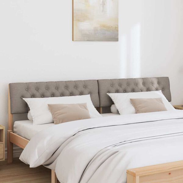 vidaXL Testiera imbottita Talpa 200 cm Pino massello