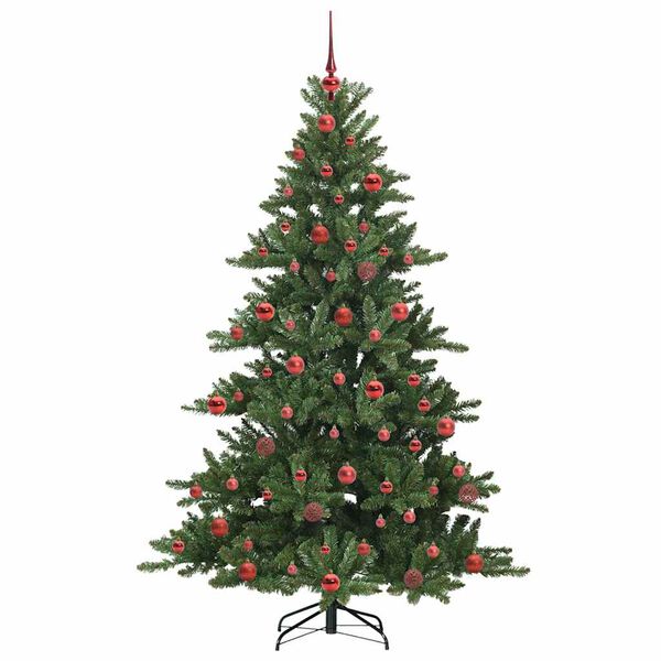 vidaXL Albero di Natale Artificiale con Rami Pieghevoli 180 cm PVC