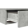 vidaXL Cassetti per letto Grigio cemento 120 x 36,5 x 16,5 cm