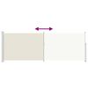 vidaXL Tenda da Sole Laterale Retrattile 160 x 500 cm Crema