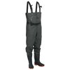 vidaXL Wader con Stivali e Cintura Verde Scuro Taglia 44