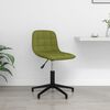vidaXL Sedia da Pranzo Girevole Verde Chiaro in Velluto