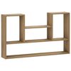 vidaXL Scaffale da parete Rovere Artigianale 100 x 17 x 60 cm