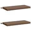 vidaXL Cuscini per Panchina SOEST 2 pz 100% Poliestere Tortora