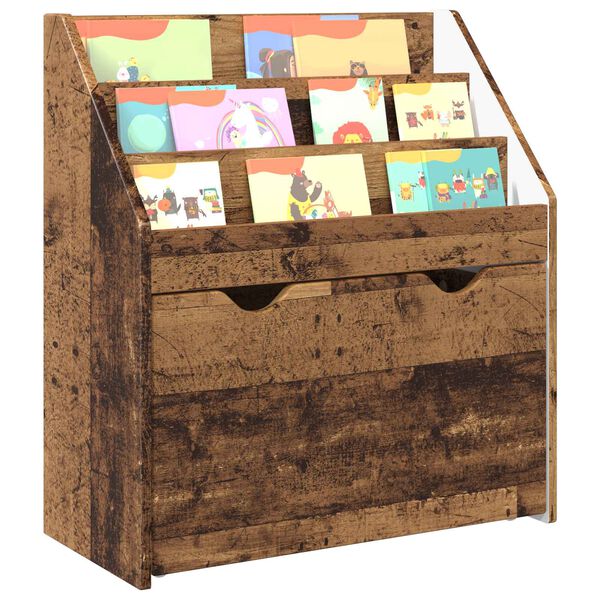 vidaXL Libreria per Bambini Legno vecchio 60 x 29,5 x 69 cm