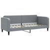 vidaXL Divano Letto con Materasso Grigio Chiaro 80x200 cm in Tessuto
