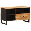 vidaXL Mobile TV Marrone 80 x 33 x 46 cm Legno di mango massello
