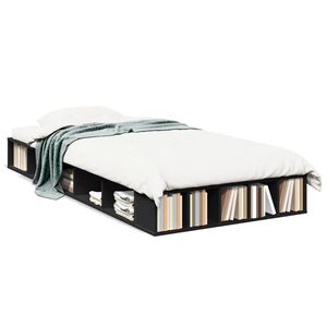 vidaXL Giroletto Nero 75x190 cm in Legno Multistrato