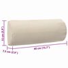 vidaXl Poggiatesta per Sdraio Crema 40x7,5x15 cm in Textilene