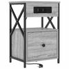 vidaXL Armadio da Notte Grigio Sonoma 40 x 31 x 60 cm