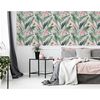DUTCH WALLCOVERINGS Carta da Parati Lush Tropical Rosa e Blu