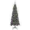 vidaXL Albero di Natale artificiale con 300 LED Verde 210 cm