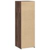 vidaXL Credenza Rovere Marrone 40x41x124cm in Legno Multistrato