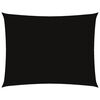 vidaXL Parasole a Vela Oxford Rettangolare 6x8 m Nero