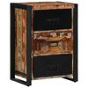 vidaXL Mobiletto con cassetti multicolore 50x35x70 cm in legno massello di recupero