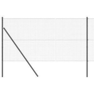 vidaXL Palo della recinzione Grigio