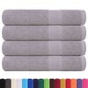 vidaXL Asciugamani FROGN 4 pz Grigio 100x200 cm 360 g/m&sup2;