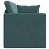 vidaXL Divano-letto da pavimento 200cm Verde Scuro Velluto