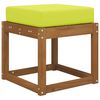vidaXL Cuscino da Sedia Esterno Verde 40 x 40 x 8 cm 100% Poliestere