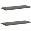 vidaXL Cuscini per Panchina SOEST 2 pz 100% Poliestere Grigio