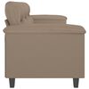 vidaXL Divano a 3 Posti Cappuccino 180 cm in Similpelle