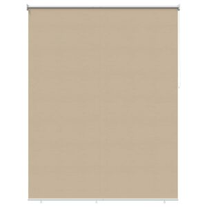 vidaXL Tenda da sole a rullo con protezione UV Beige Poliestere