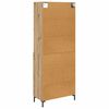 vidaXL Credenza con cassetto Rovere artigianale 69,5 x 34 x 180 cm