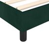 vidaXL Struttura Letto a Rete a Molle Verde Scuro 180x200 cm in Velluto