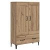 vidaXL Credenza Rovere Artigianale 70 x 31 x 115 cm